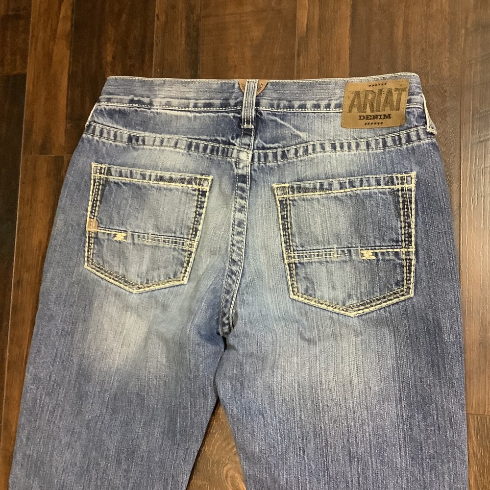Ariat M6 Slim Boot Cut Jeans Mens 33x36 Medium Wash Denim 10017506 Western